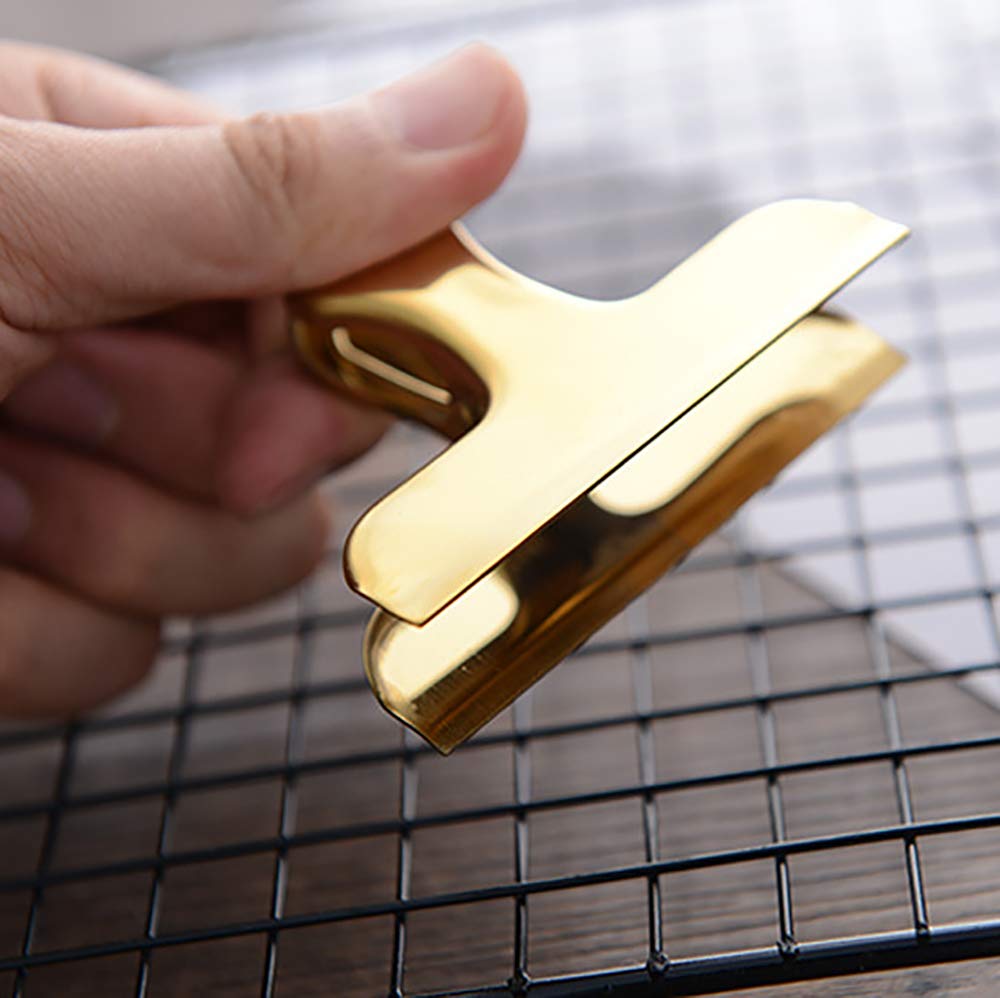 Amazon.co.jp: 袋止めクリップ 北欧スタイル シンプルなデザイン 金属